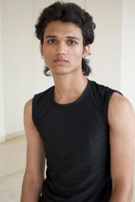 Color digital portrait of Rishabh Dubey, male model at ALF modeling agency India 