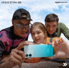 Albhei Ghazi, Indian male model represented by A Little Fly (ALF India), featured in iQOO Z7 Pro 5G Amazon Specials smartphone campaign with group of young models 